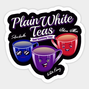 Plain White Teas Sticker